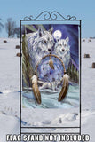 Dreamcatcher Wolves Flag image 8