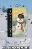 Welcome Snowman and Friends Flag image 8