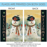 Welcome Snowman and Friends Flag image 9