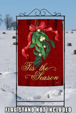 Tis the Season Mistletoe Flag image 8