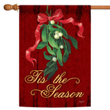 Tis the Season Mistletoe Flag image 5