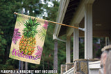 Welcome Floral Pineapple Flag image 8