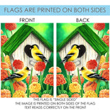 Goldfinch Birdhouse Flag image 9