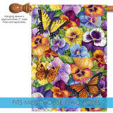 Pansy and Butterfly Flag image 4