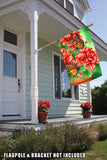 Geraniums and Butterflies Flag image 8