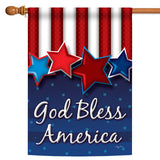 God Bless America Stars Flag image 5