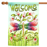 Dragonfly Welcome Flag image 5