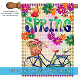 Floral Spring Bike Flag image 4