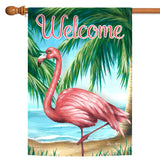 Hello Flamingo Flag image 5