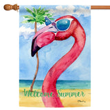Summer Flamingo Flag image 5