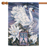 Swan Pair Flag image 5