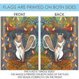 Fall Working Hard Decorative Squirrel Flag | Toland Flags