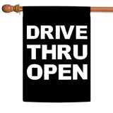 Drive Thru Open Flag image 5