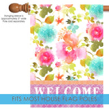 Bright Blooms Welcome Flag image 4