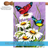 Butterfly Daisies Flag image 4