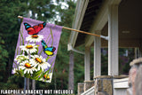 Butterfly Daisies Flag image 8