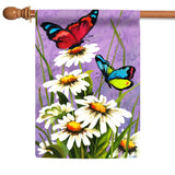 Butterfly Daisies Flag image 5