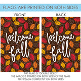 Welcome Fall Leaves Flag image 9
