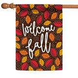 Welcome Fall Leaves Flag image 5