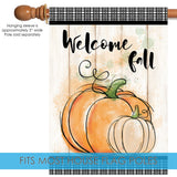 Welcome Farmhouse Pumpkins Flag image 4