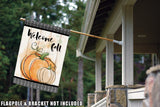 Welcome Farmhouse Pumpkins Flag image 8