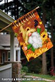 Welcome Fall Gnome Flag image 8