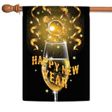 New Year Champagne Flag image 5