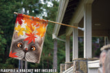 Fall Cat and Ladybug Flag image 8