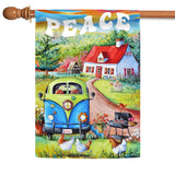 Peace Van Farm Flag image 5