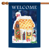 Gingerbread Welcome Flag image 5