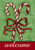 Candy Cane Welcome Flag image 2