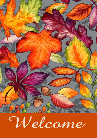 Autumn Welcome Flag image 1
