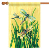 Dragonflies In Flight Flag image 5