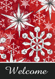 Snowflake Salutations Flag image 2