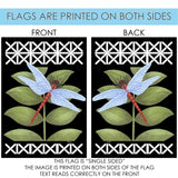 Dragonfly On Black Flag image 9