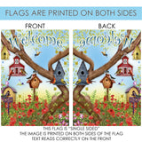 Poppies & Birdhouses Flag image 9