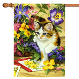 Flower Kitty Flag image 5