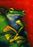 Tranquil Tree Frog Flag image 2
