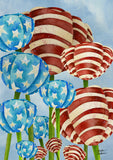 Red, White and Tulip Flag image 2