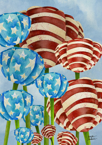 Red, White and Tulip Flag image 1