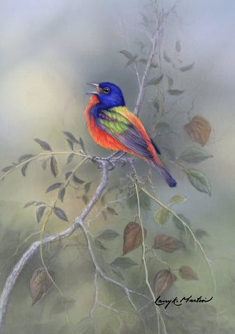Painted Bunting Song Flag image 1