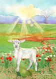 Lamb at Dawn Flag image 2