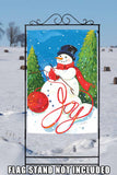 Knitting Snowman Flag image 8