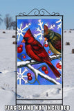Birds n Snowflakes Flag image 8