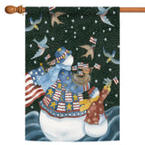 American Snowman Flag image 5