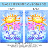 Winter Welcome Flag image 9