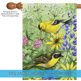 Floral Finches Flag image 4