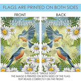 Bluebirds & Daisies Flag image 9
