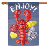 Lobster Clam Bake Flag image 5