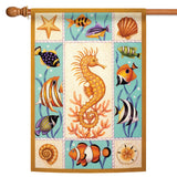 Seahorse & Fish Flag image 5